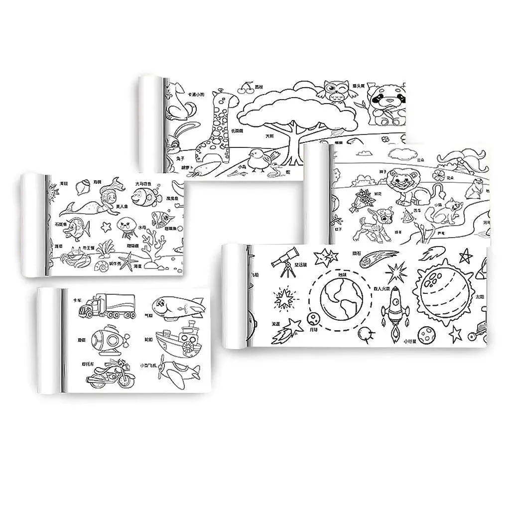 YOTOY Graffiti Coloring Paper for Kids