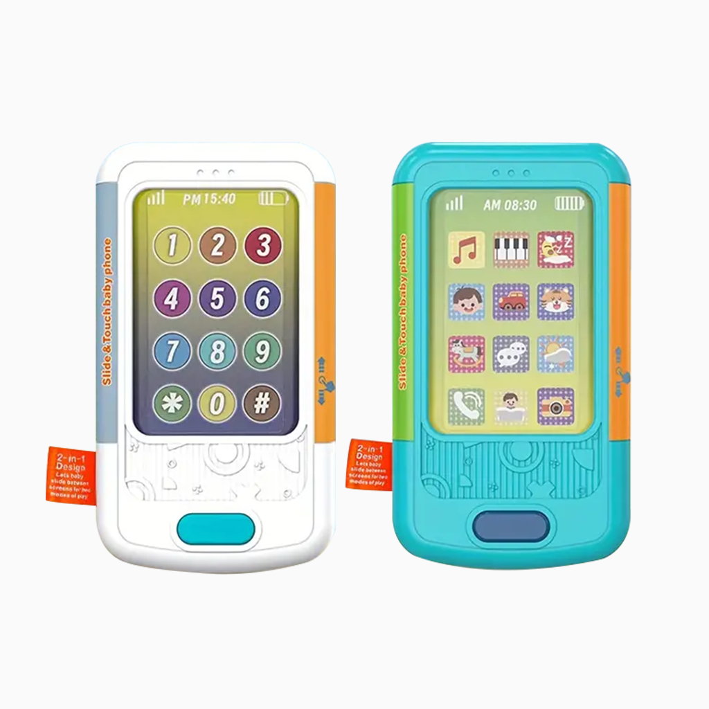 YOTOY Vibrant Music Mate: Interactive Baby Phone with Sliding Buttons, Educational Tunes & Lights