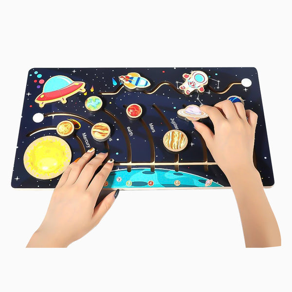 YOTOY Nine planets in the solar system puzzle educational toys for Kids