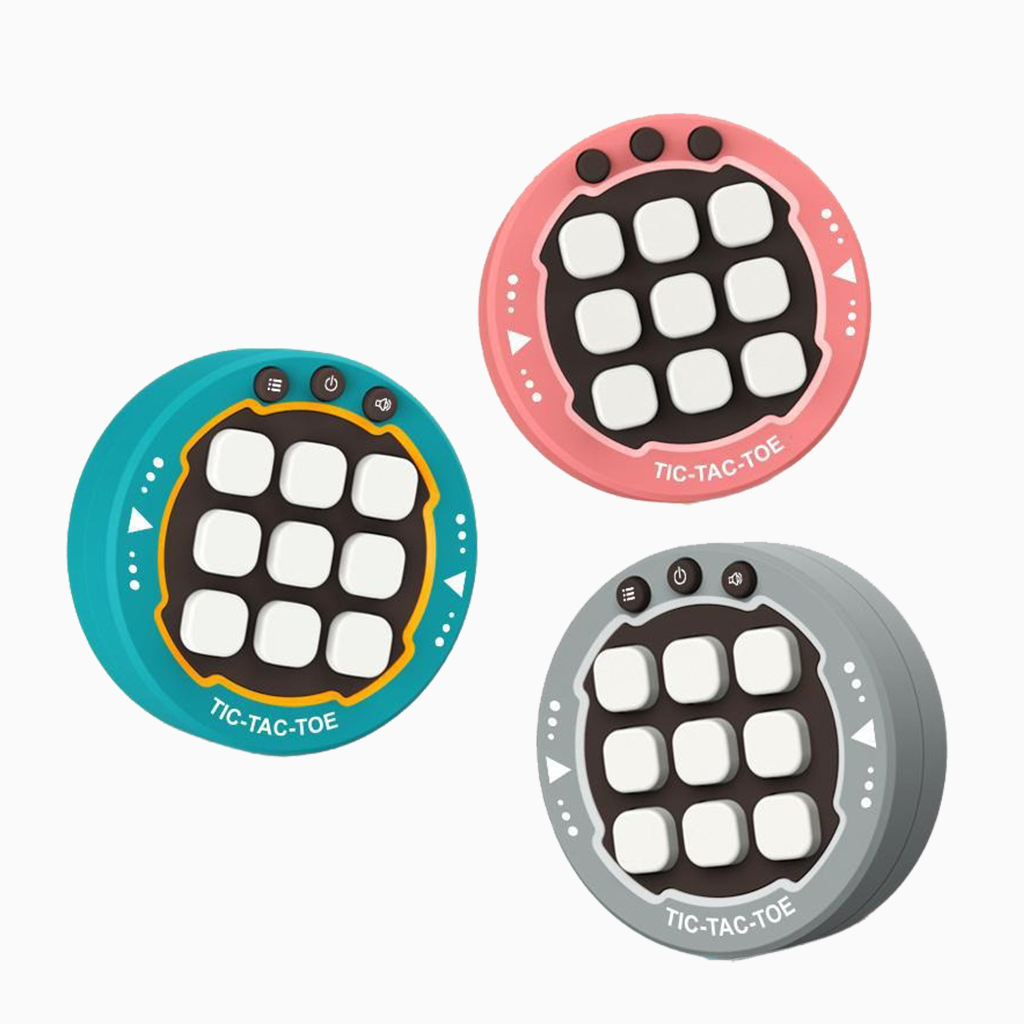 YOTOY Triple Connect 4-in-a-Row Tic Tac Toe - Interactive Desktop Game for Kids' Cognitive Skills Development