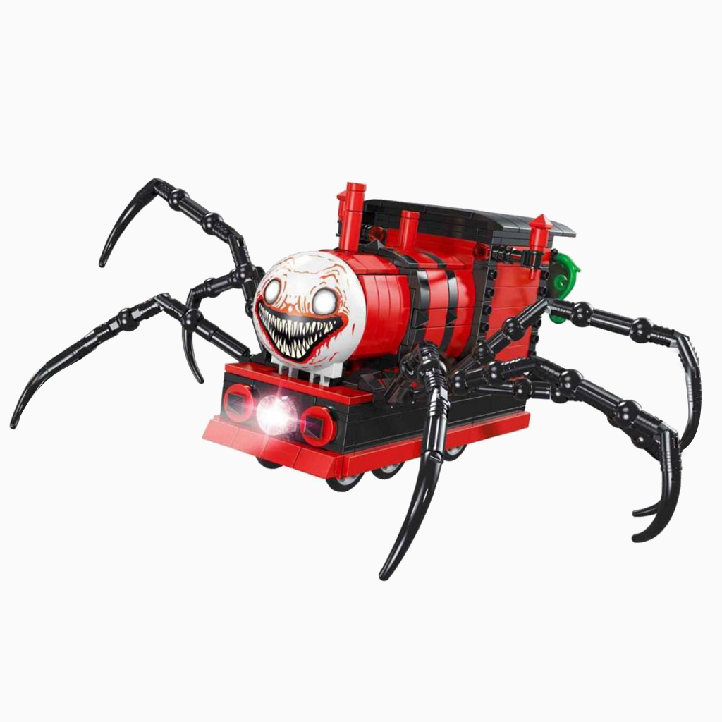 YOTOY Charles' Train Spider Locomotive Boy Series - Compatible Building Bricks Educational Puzzle Assembly Model Toy Gift