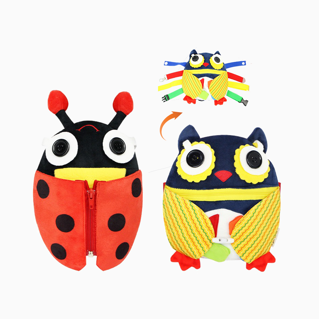 YOTOY New Children's Early Learning Toy - Intellectual Development Ladybug Owl Animal Educational Building Set