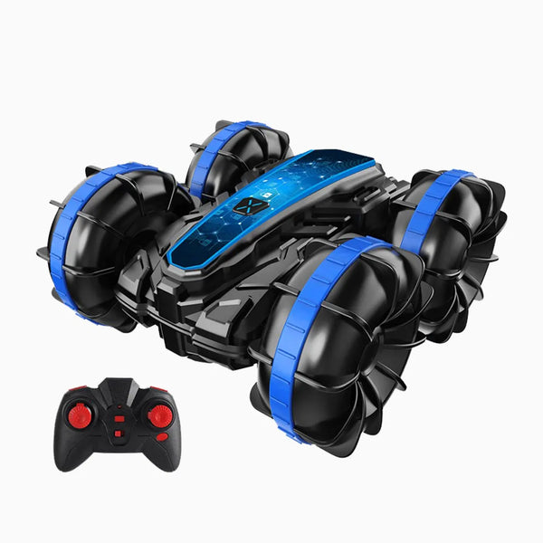 YOTOY Double-Sided Stunt Remote Control Amphibious Vehicle Beach Toy