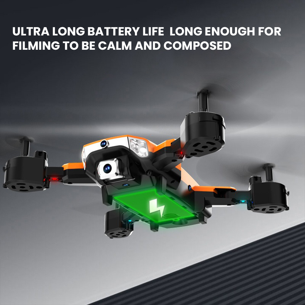 YOTOY Smart Obstacle-Avoiding Aerial Drone with Dual HD Cameras, Quadcopter UAV for Aerial Photography with Foldable Design