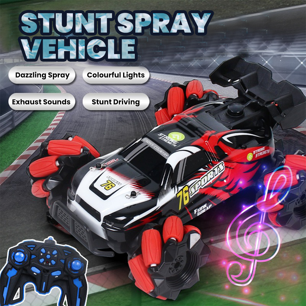 Gesture Control Stunt RC Car with Electric Mist Drift, Off-Road Remote Control Toy for Kids