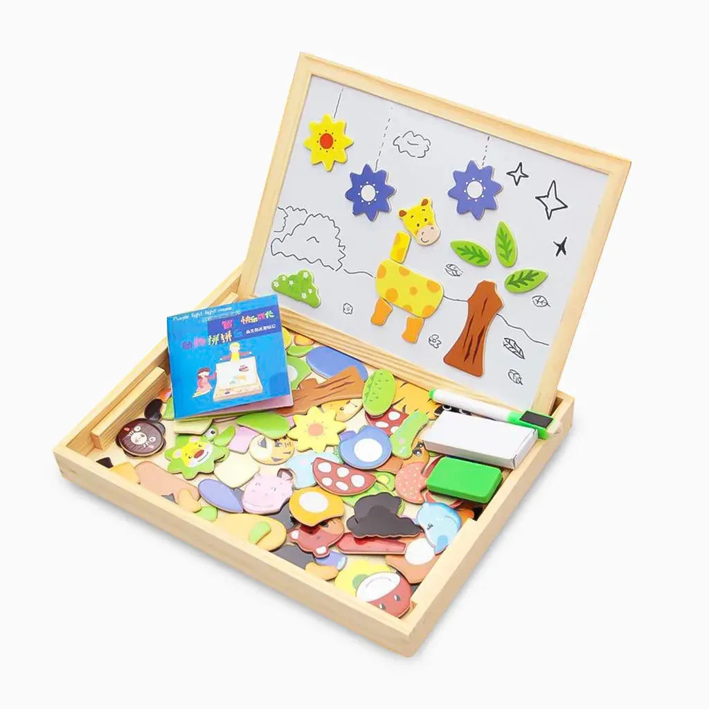 YOTOY Magnetic Animal Puzzle Educational Toys