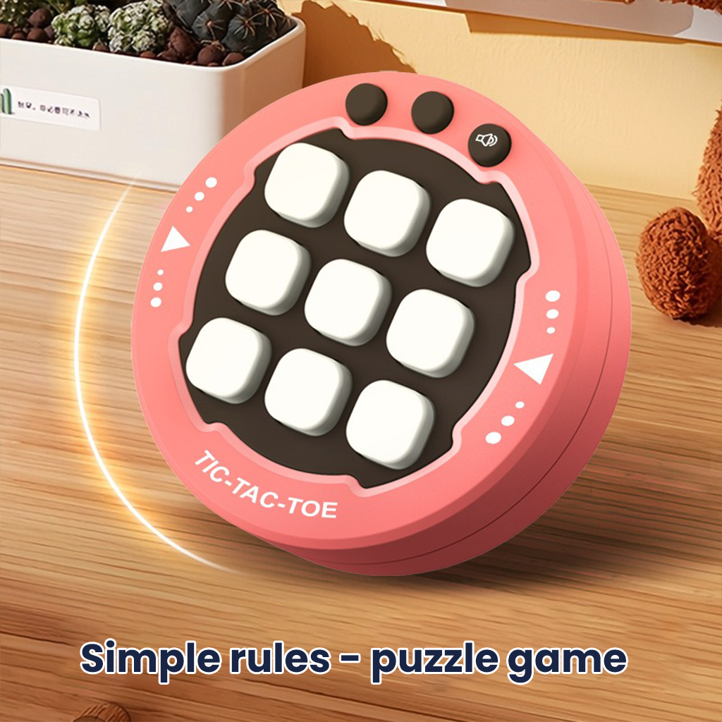 YOTOY Triple Connect 4-in-a-Row Tic Tac Toe - Interactive Desktop Game for Kids' Cognitive Skills Development