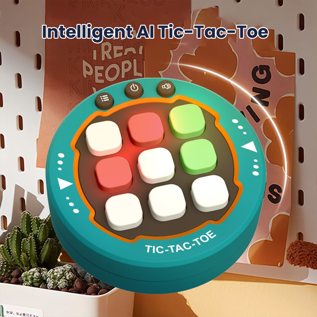 YOTOY Triple Connect 4-in-a-Row Tic Tac Toe - Interactive Desktop Game for Kids' Cognitive Skills Development