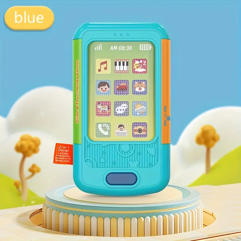 YOTOY Vibrant Music Mate: Interactive Baby Phone with Sliding Buttons, Educational Tunes & Lights