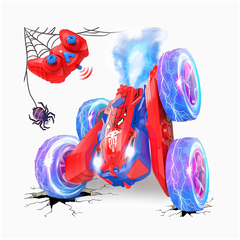 YOTOY Spider Remote Control Car - Thrilling RC Toy for Boys aged 3 to 12 Years | Perfect Gift Idea for Kids' Birthdays