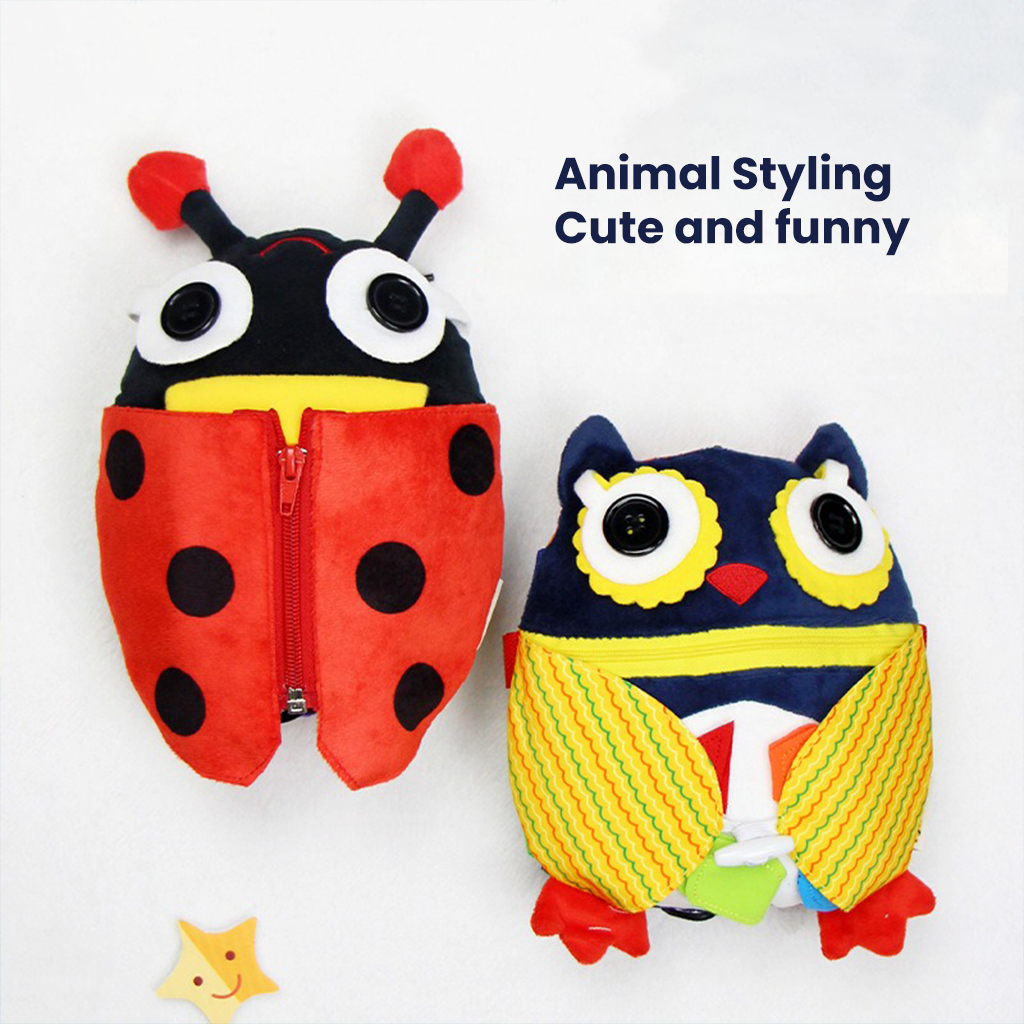 YOTOY New Children's Early Learning Toy - Intellectual Development Ladybug Owl Animal Educational Building Set