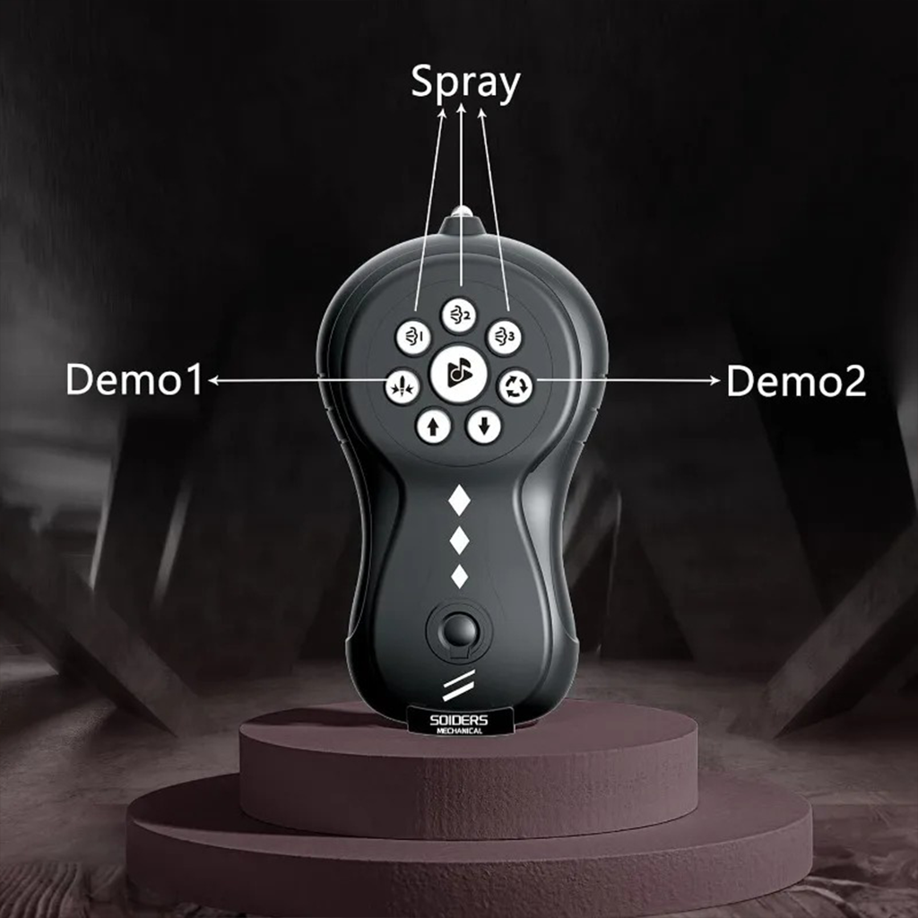 YOTOY Remote Control Electric Spider Spray Music Toy for Kids - Intelligent Gift for Boys