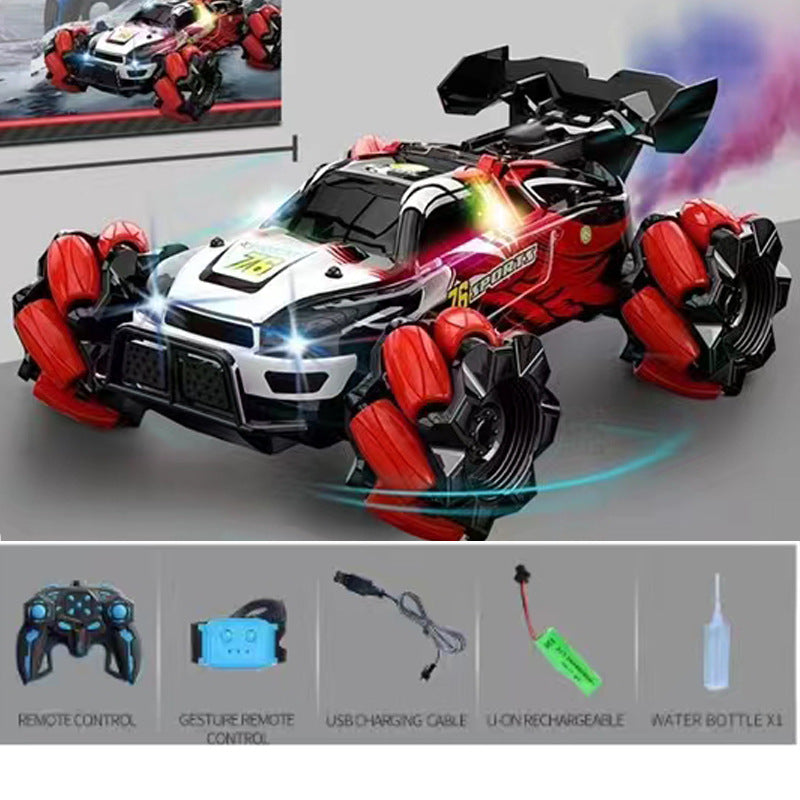 Gesture Control Stunt RC Car with Electric Mist Drift, Off-Road Remote Control Toy for Kids