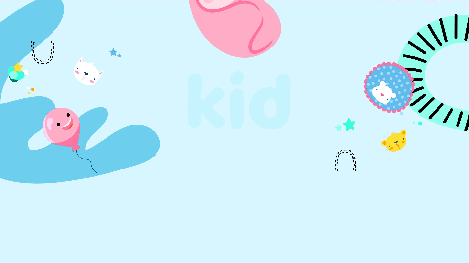 Yotoy Background Blue Kid