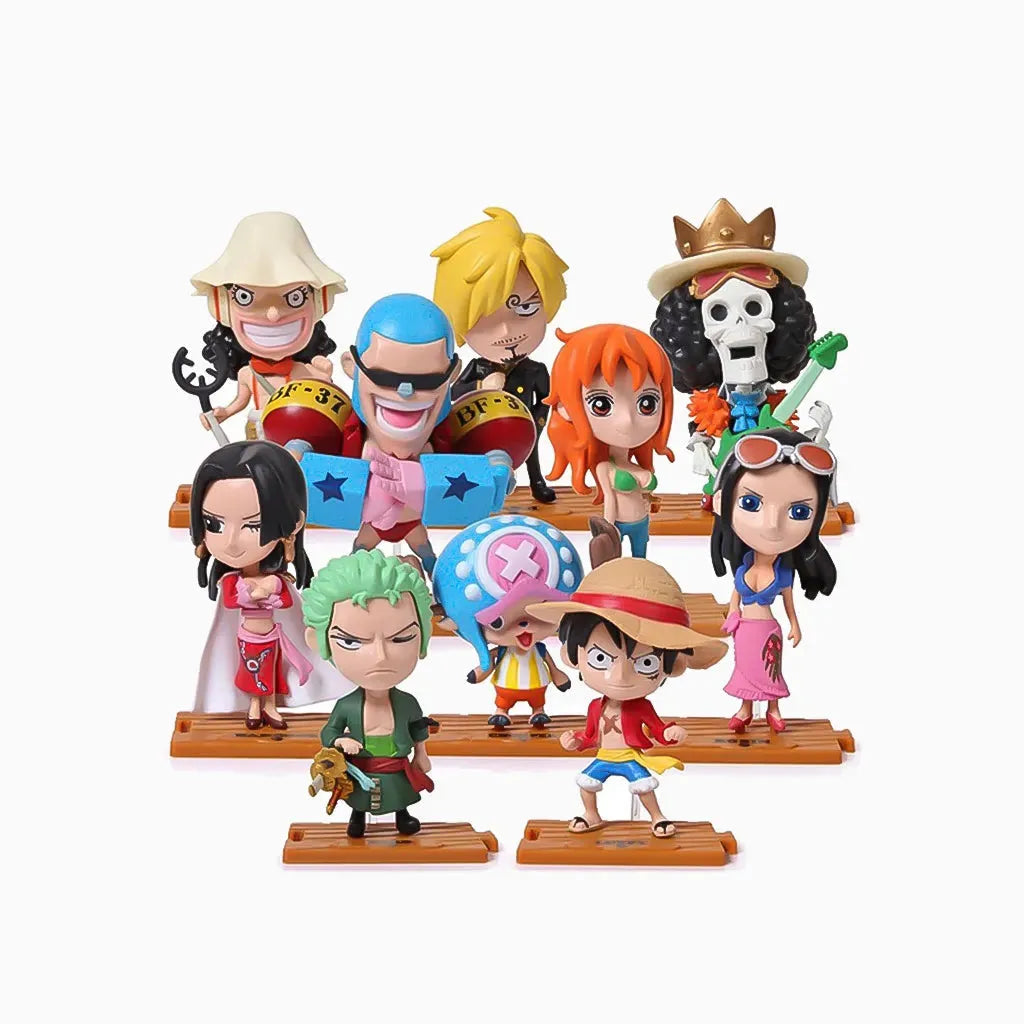 YOTOY 10-Piece Set of Large-Scale One Piece Figure Collection - YOTOY