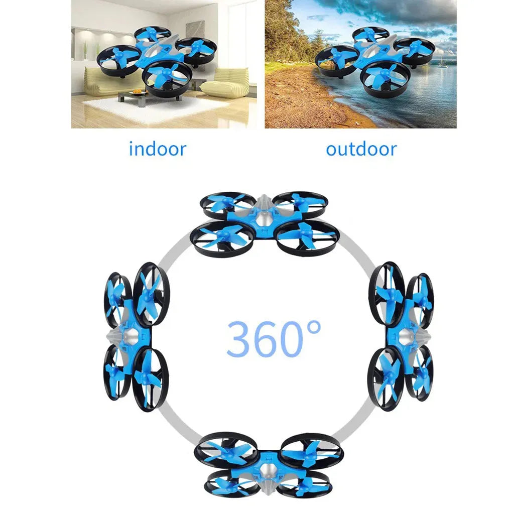 YOTOY 2.4GHz Remote Control Mini Quadcopter Drone Toy with LED Lights for Kids - YOTOY