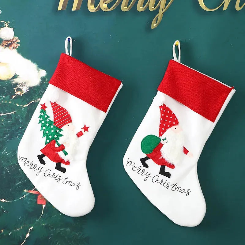 YOTOY 2024 New Arrival Christmas Children's Gift Sacks, Stockings & Candy Pouches for Festive Scene Decorations & Tree Ornaments - YOTOY