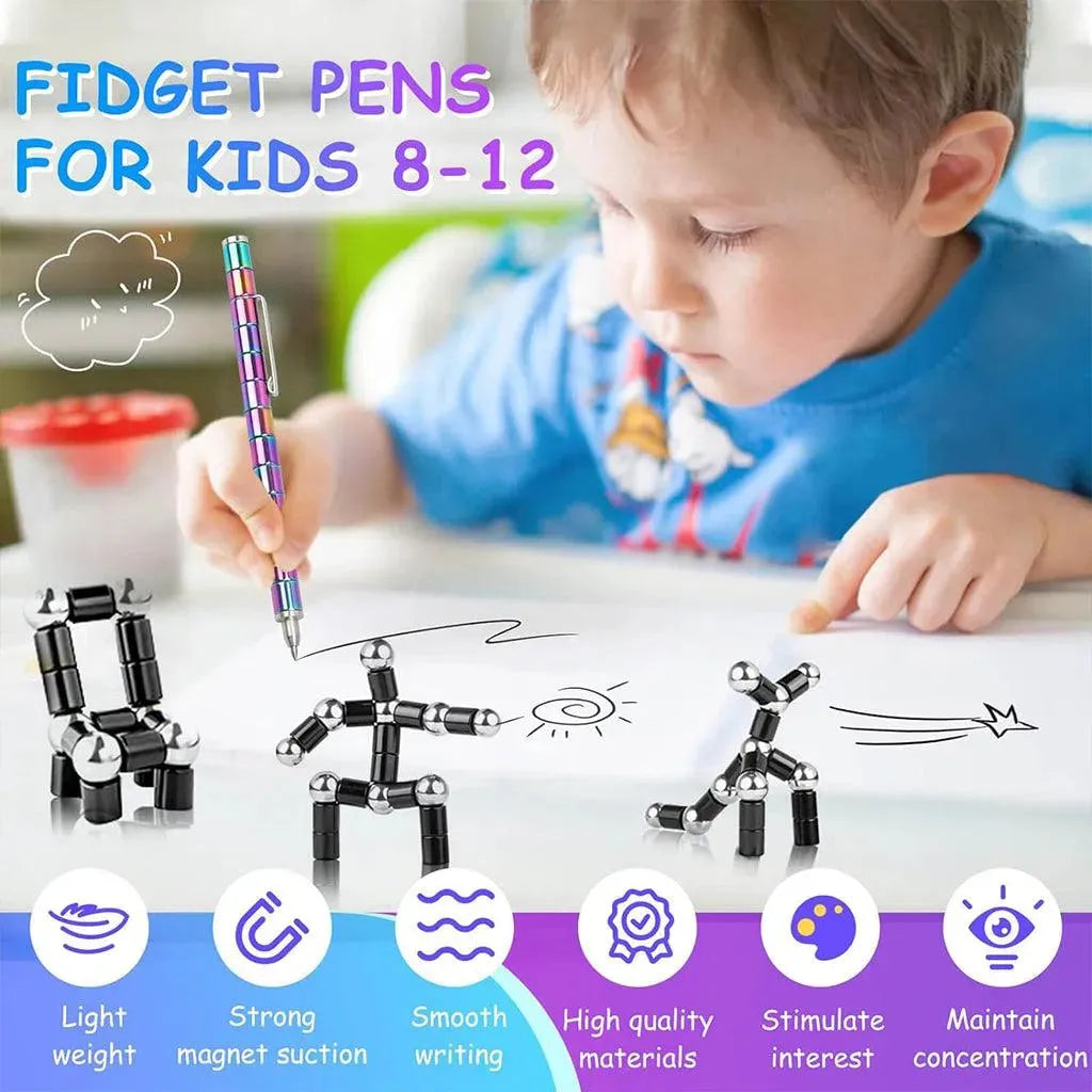 YOTOY 2PC Magnetic Fidget Pen Toys - YOTOY