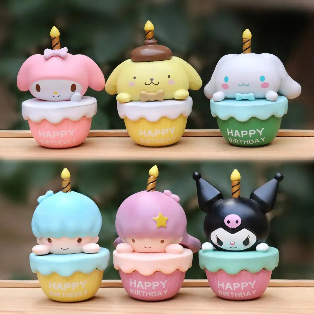 YOTOY 6 Candle Figure Toys Gachapon Doll - YOTOY