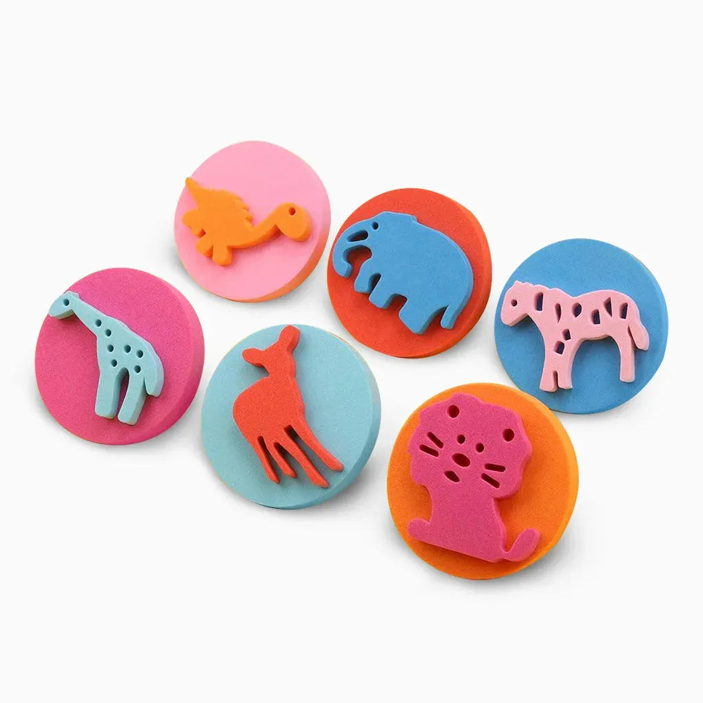 YOTOY 6 Pcs Painting Paint Stamp Graffiti Diy Rubbing Tool - YOTOY