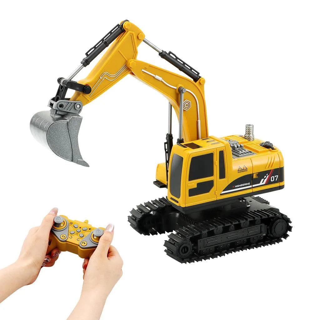 YOTOY 360-degree Rotating Alloy Remote Control Excavator - YOTOY