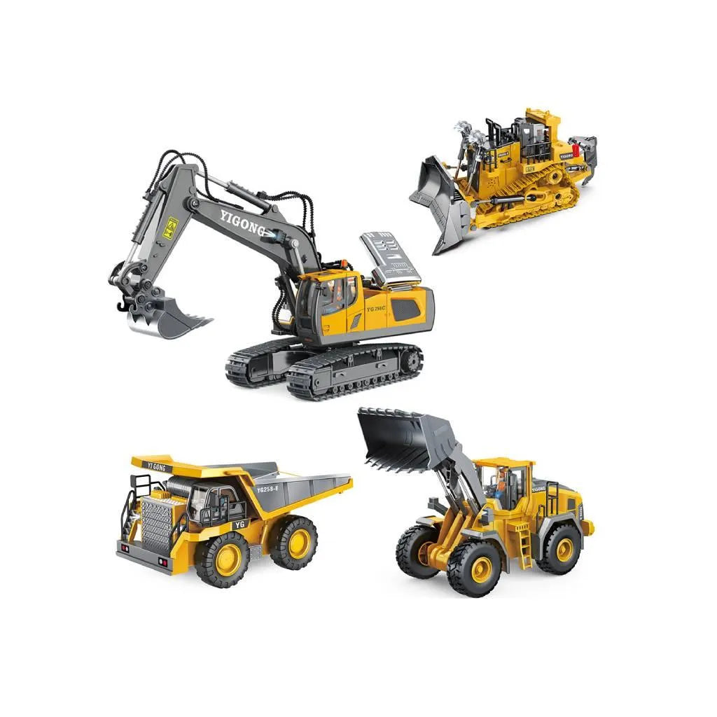 YOTOY Alloy Remote Control Excavator Toys for Boys - YOTOY