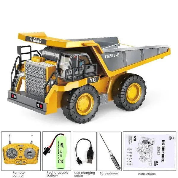 YOTOY Alloy Remote Control Excavator Toys for Boys - YOTOY