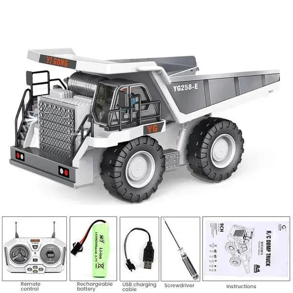 YOTOY Alloy Remote Control Excavator Toys for Boys - YOTOY