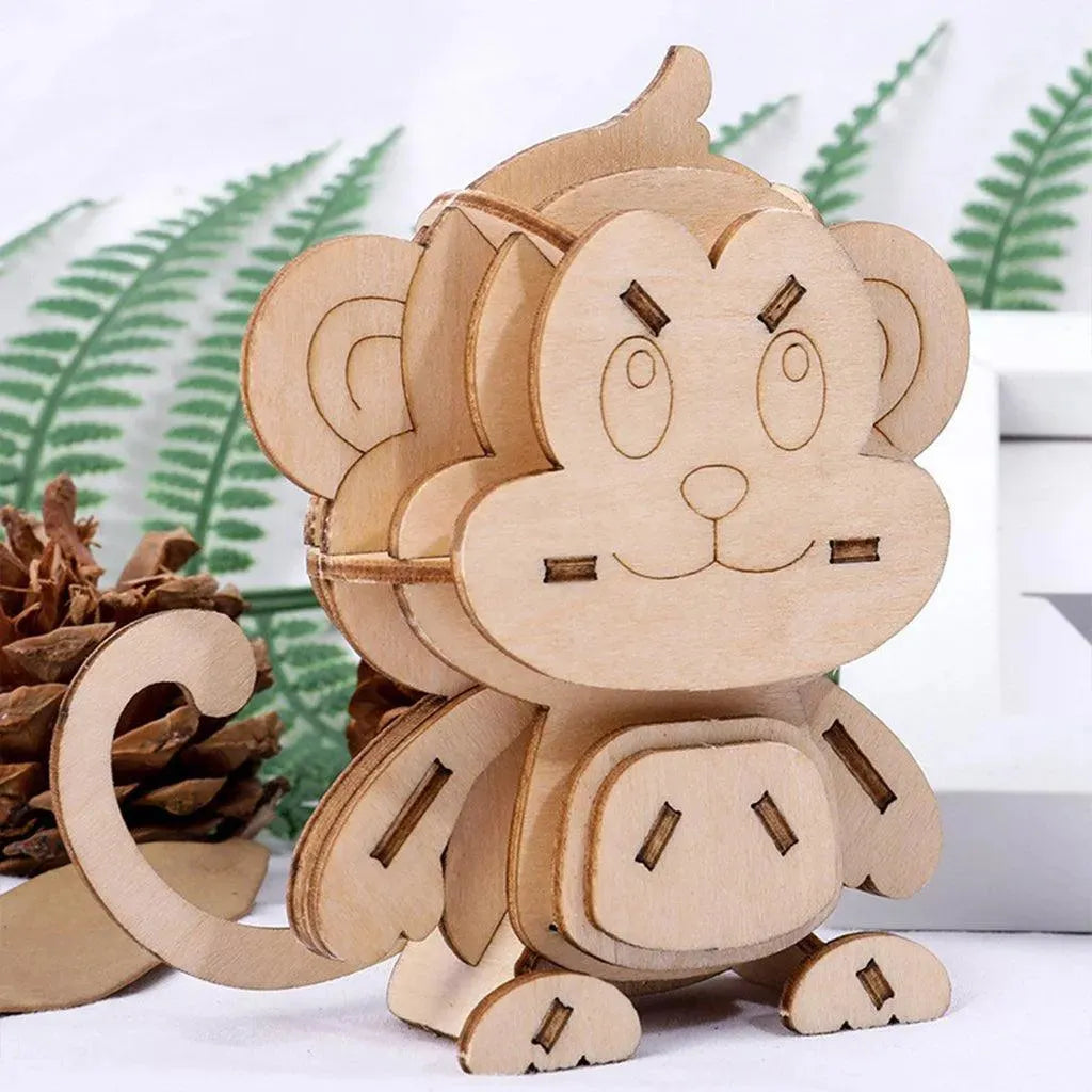 YOTOY Animals Puzzle Board Assembly Wooden Toys - YOTOY