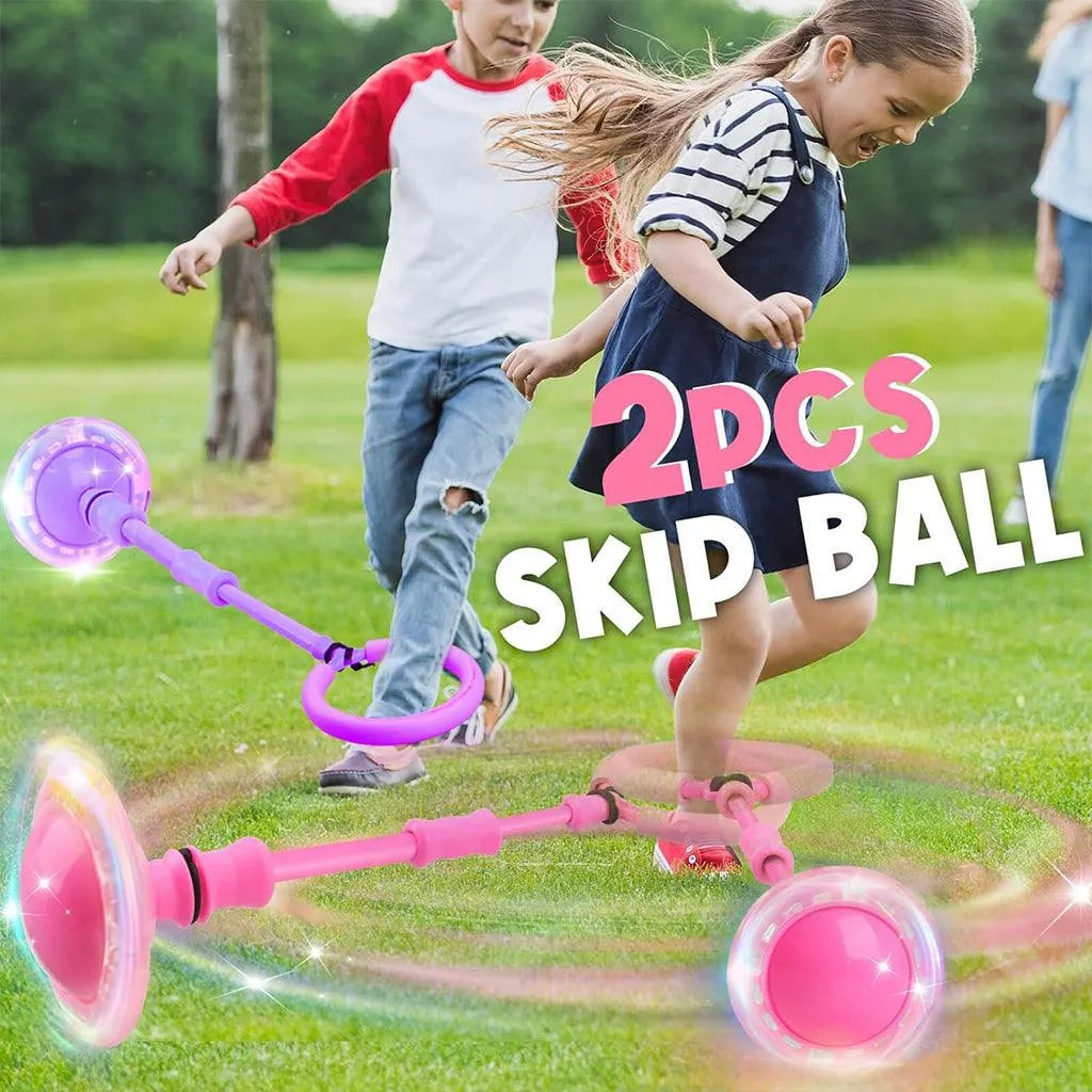 YOTOY Ankle Skip Ball for Kids Outdoor Toys - 2 Pcs - YOTOY