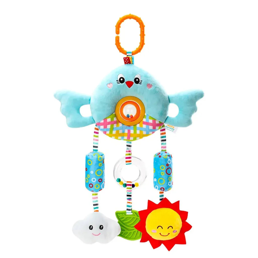 YOTOY Baby Crib Mobile with Wind Chimes & Rattles | Stroller Hanging Toy for Infants & Toddlers - YOTOY