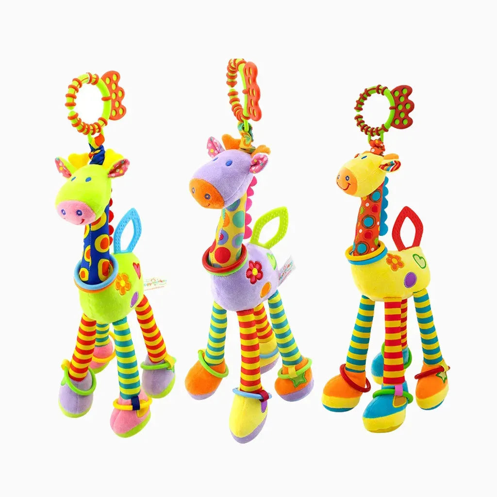 YOTOY Baby Toy Stroller Rattle Mobile with Cartoon Giraffe for Crib Bed Hanging Decoration - YOTOY