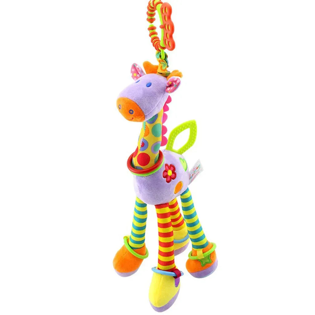 YOTOY Baby Toy Stroller Rattle Mobile with Cartoon Giraffe for Crib Bed Hanging Decoration - YOTOY