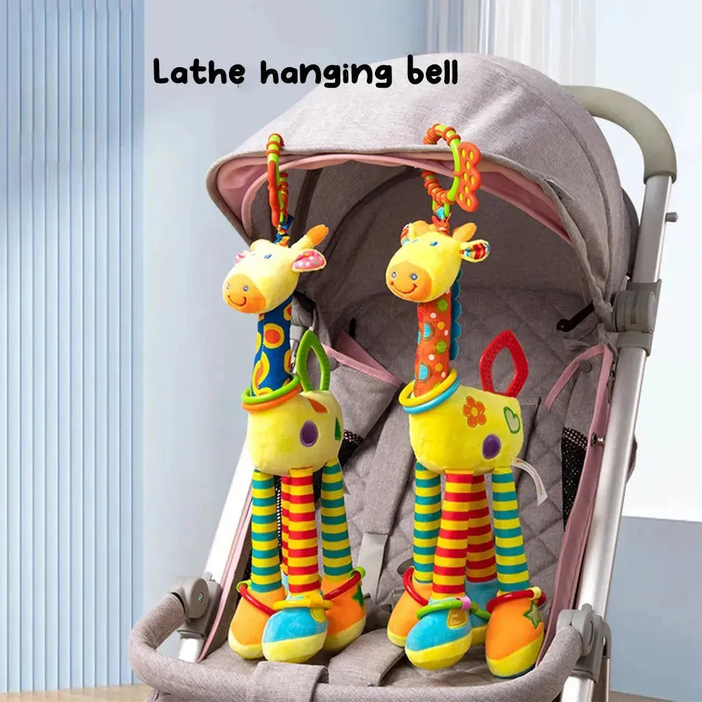 YOTOY Baby Toy Stroller Rattle Mobile with Cartoon Giraffe for Crib Bed Hanging Decoration - YOTOY