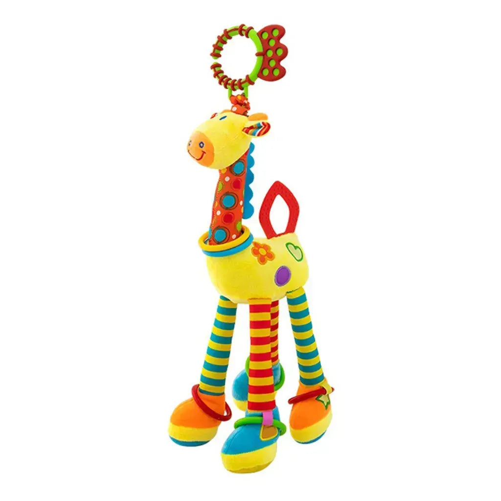 YOTOY Baby Toy Stroller Rattle Mobile with Cartoon Giraffe for Crib Bed Hanging Decoration - YOTOY