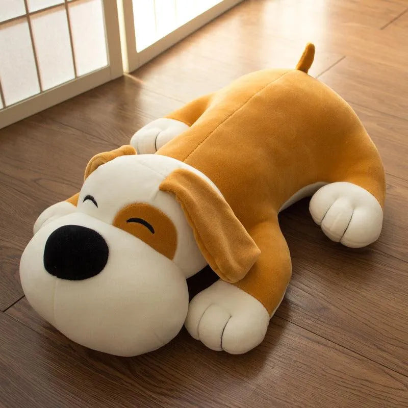 Yotoy Brown Puppy Plush Toy Pillow - YOTOY