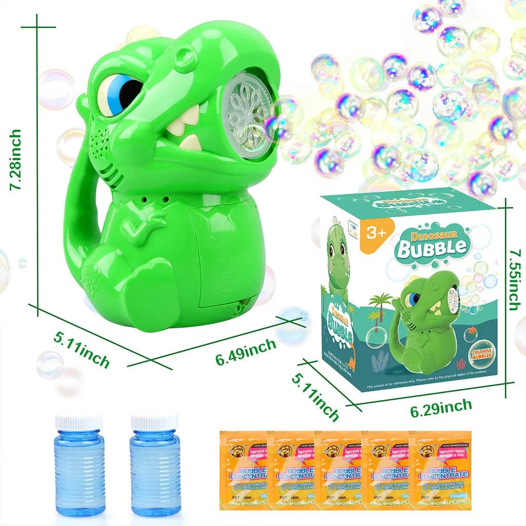 YOTOY Bubble Machine for Kids Dinosaur Bubble Gun - YOTOY