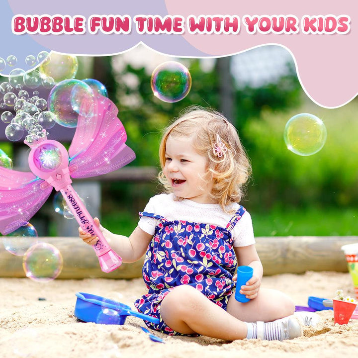 YOTOY Bubble Wands for Kids Toys - Magic Wand With Wings - YOTOY