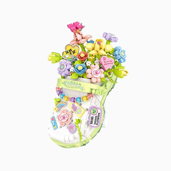 YOTOY Building Blocks Flower Hole Shoes Creative Assembly Toys - YOTOY