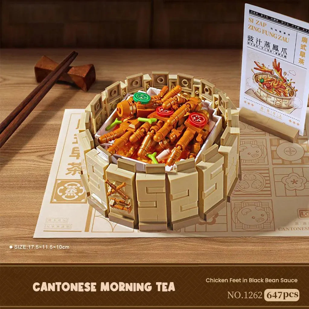 YOTOY Cantonese-style Morning Tea Snacks Creative Building Block Toys - YOTOY