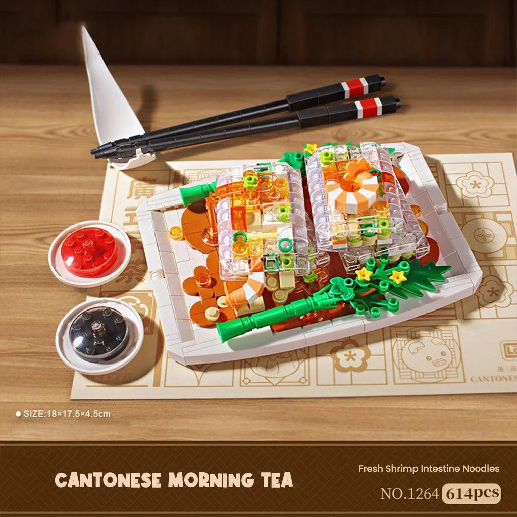 YOTOY Cantonese-style Morning Tea Snacks Creative Building Block Toys - YOTOY