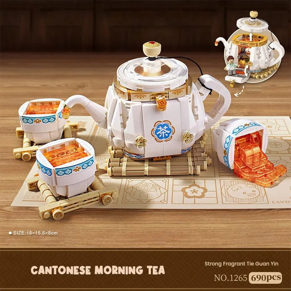 YOTOY Cantonese-style Morning Tea Snacks Creative Building Block Toys - YOTOY