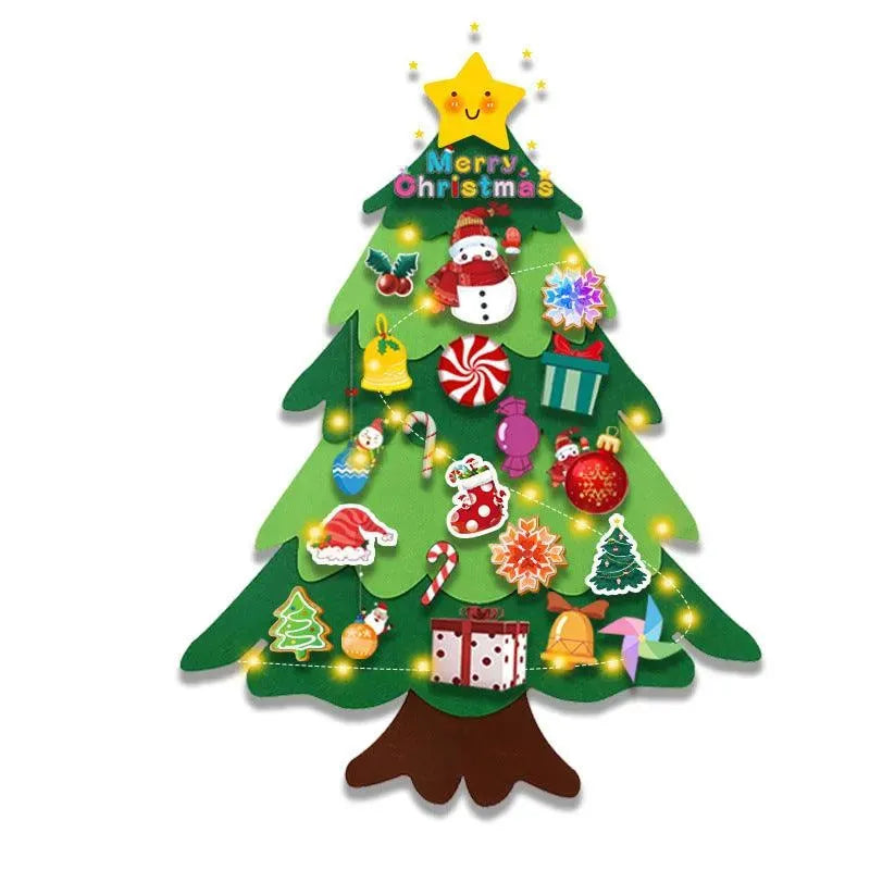 YOTOY Children'S Handmade Diy Felt Christmas Tree - YOTOY