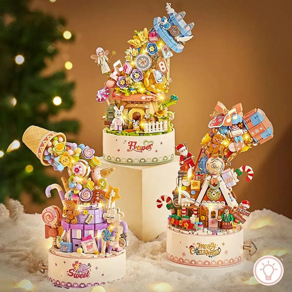 YOTOY Christmas Building Block Music Box - YOTOY