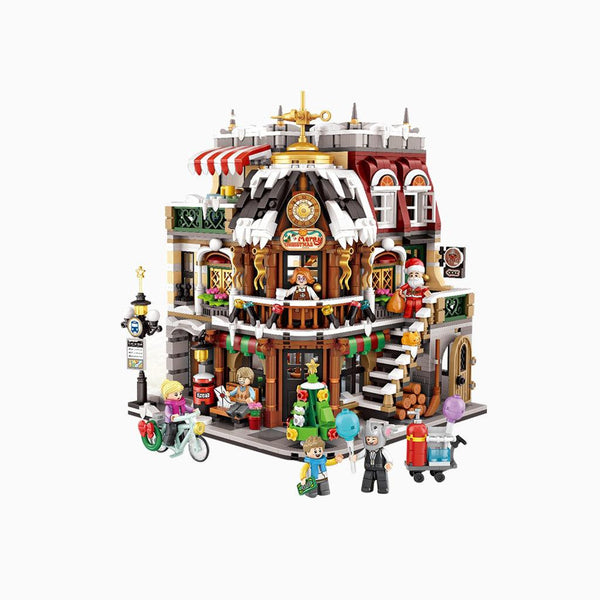 YOTOY Christmas Cafe Puzzle Building Blocks Educational Toys - YOTOY