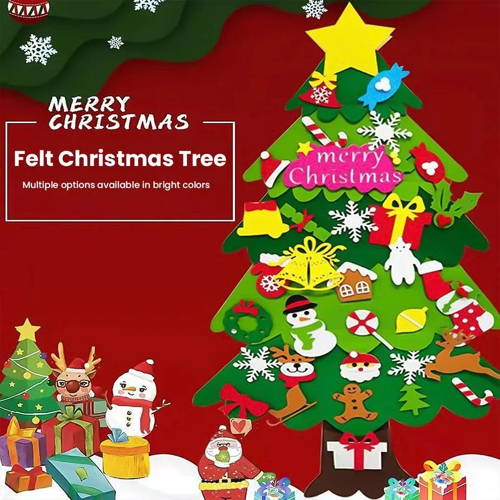 YOTOY Christmas Felt Three-Dimensional Non-Woven Fabric Christmas Tree - YOTOY