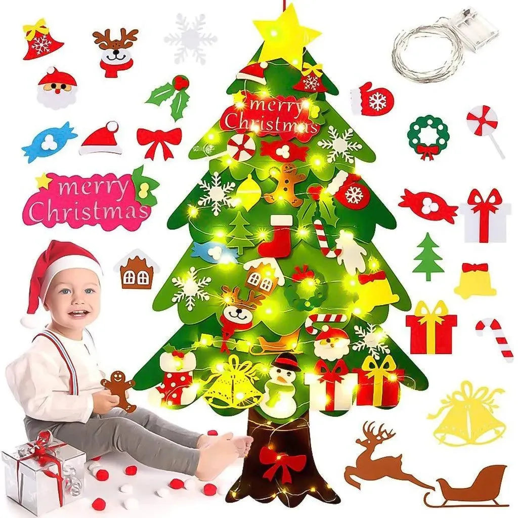 YOTOY Christmas Felt Three-Dimensional Non-Woven Fabric Christmas Tree - YOTOY