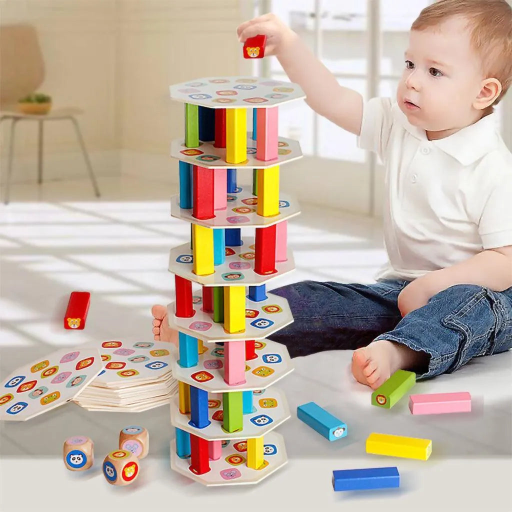 YOTOY Creative 54-Piece Stacking Blocks - YOTOY