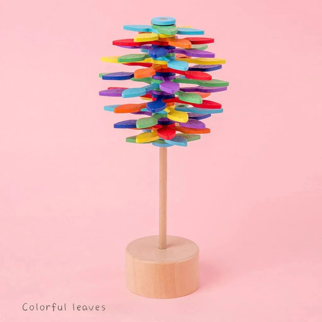 YOTOY Creative Wooden Rotating Lollipop Children'S Novelty Toy - YOTOY