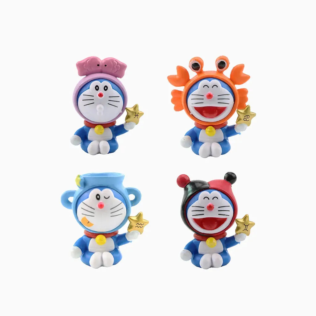 YOTOY Cute Dora Emon 12 Zodiac Figures - YOTOY